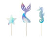 Picture of CAKE TOPPERS MERMAID IRIDESCENT 24.5CM - 3 PACK